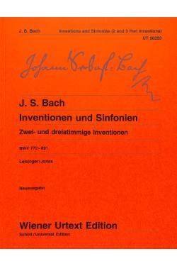 Inventionen + Sinfonien BWV 772-801 - Bach Johann Sebastian