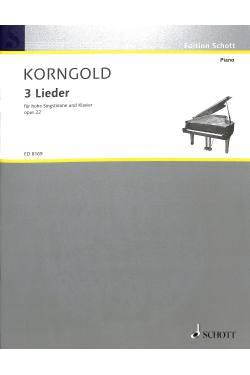 3 LIEDER OP 22