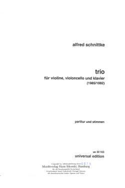 Trio - Schnittke Alfred